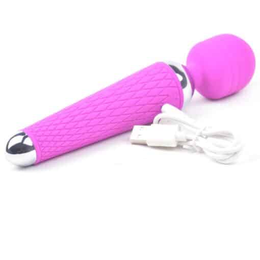 10 Speed Purple Rechargeable Magic Wand