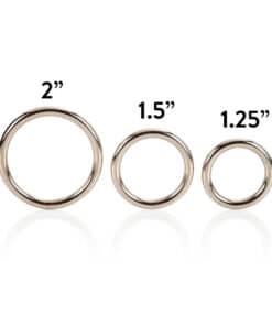 3 Piece Silver Ring Set