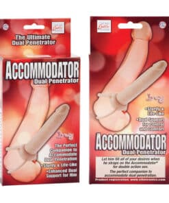 Accommodator Dual Penetrator Ivory Dildo