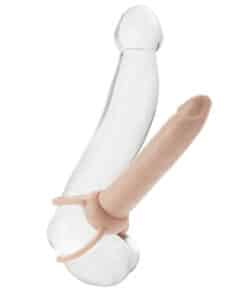 Accommodator Dual Penetrator Ivory Dildo