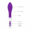 Achelois Rechargeable Vibrator Purple