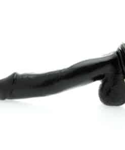 Basix 12 Inch Dong With Suction Cup Black