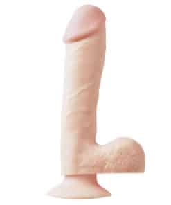 Basix 7.5 Inch Dong Suction Cup Flesh