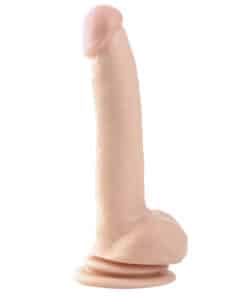 Basix 9 Inch Dong With Suction Cup Thicky Flesh