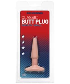 Classic Smooth Butt Plug Small Flesh Pink