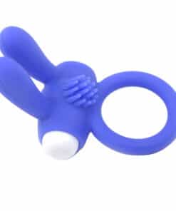 Cockring With Rabbit Ears Blue