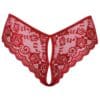 Cottelli Crotchless Panty Red