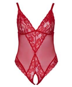 Cottelli Curves Crotchless Body Red
