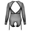 Cottelli Curves Long Sleeved Crotchless Body