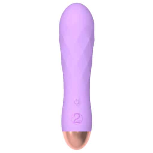 Cuties Silk Touch Rechargeable Mini Vibrator Purple