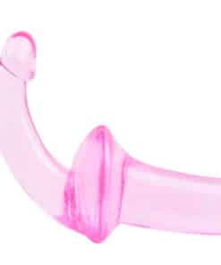 Double Fun Pink Strapless Strap On Dildo