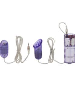 Double Play Vibrating Egg And Clitoral Stimulator