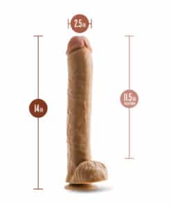 Dr. Skin Dr. Michael 14 Inch Dildo with Balls