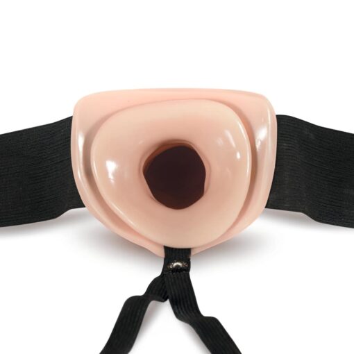 Dr Skin Hollow Strap-On 6 Inch Vanilla