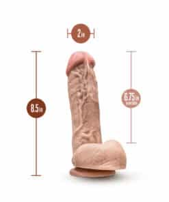 Dr. Skin Mr. D 8.5 Inch Dildo With Balls