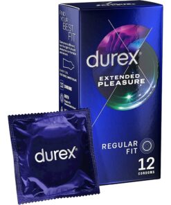 Durex Extended Pleasure Regular Fit Condoms 12 Pack