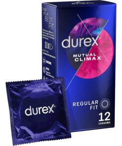 Durex Mutual Climax Regular Fit Condoms 12 Pack