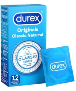 Durex Originals Classic Natural Condoms 12 Pack