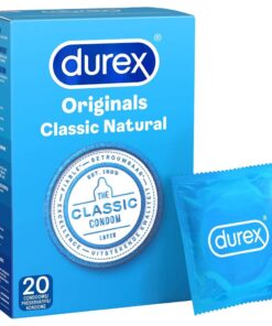 Durex Originals Classic Natural Condoms 20 Pack