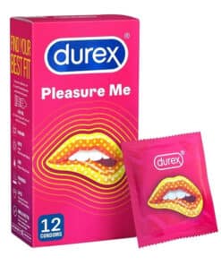 Durex Pleasure Me Ribbed And Dotted Condoms 12 Pack