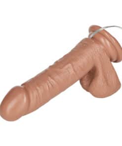 Emperor 6 Inch Life Like Vibrator Flesh Brown