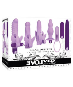 Evolved Lilac Desires Silicone Rechargeable Butterfly Kit