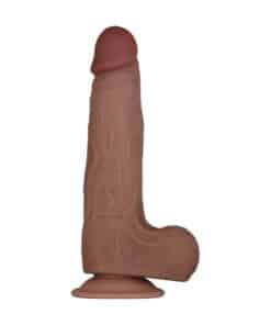 Evolved Real Flex Skin Poseable  Inch Dildo Flesh Brown