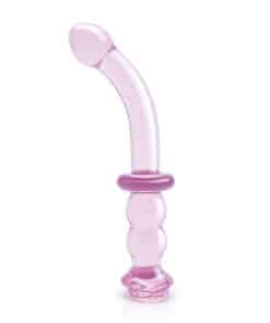 Glaze Glass Rosebud GSpot Dildo