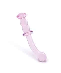 Glaze Glass Rosebud GSpot Dildo