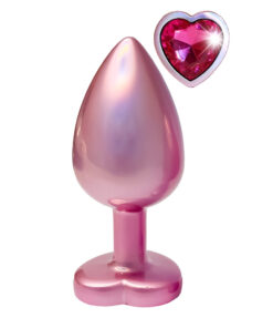 Gleaming Love Pearl Pink Butt Plug Large