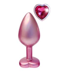 Gleaming Love Pearl Pink Butt Plug Medium