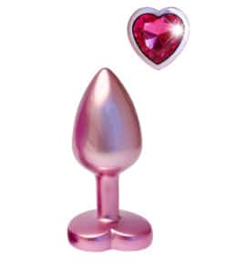 Gleaming Love Pearl Pink Butt Plug Small