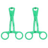 Green Scissor Nipple Clamps With Metal Chain