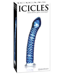 Icicles 29 Hand Blown Glass Massager