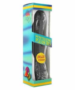 Jelly Vibrator 8.5 Inches Black