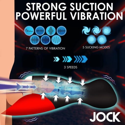 Jock Sucking And Vibrating Masturbator