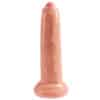 King Cock 9 Inch Flesh Uncut Cock Dildo