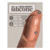 King Cock Comfy Silicone Body Dock Kit And 7 Inch Dildo