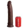 King Cock Elite 11 Inch Dual Density Cock Flesh Brown