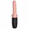 King Cock Plus Triple Threat 6.5 Inch Thrusting Cock Flesh Pink