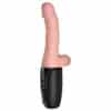 King Cock Plus Triple Threat 6.5 Inch Thrusting Cock Flesh Pink