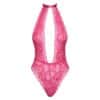 Kissable Halterneck Lace Body Pink