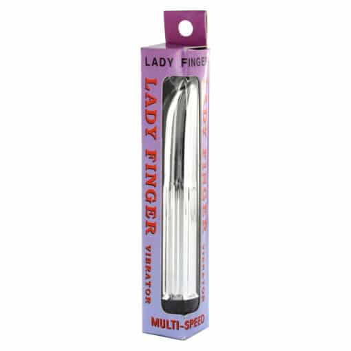 Lady Finger Mini Vibrator Silver