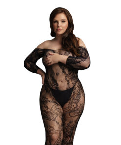 Le Desir Lace Sleeved Bodystocking UK 14 to 20