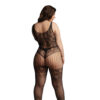 Le Desir Lace and Fishnet Bodystocking UK 14 to 20