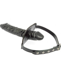 Leather Penis Gag And Dildo