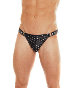 Leather Studded Brief
