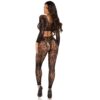 Leg Avenue Crop Top and Footless Tights UK 6 to 12