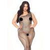 Leg Avenue Crystalized Bodystocking Plus Size UK 14 to 18