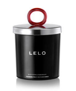 Lelo Black Pepper And Pomegranate Flickering Touch Massage Candle